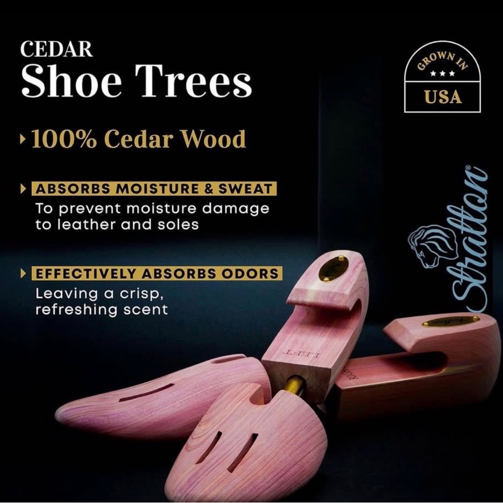 4x Stratton Cedar Shoe Tree - Picture 3 of 5